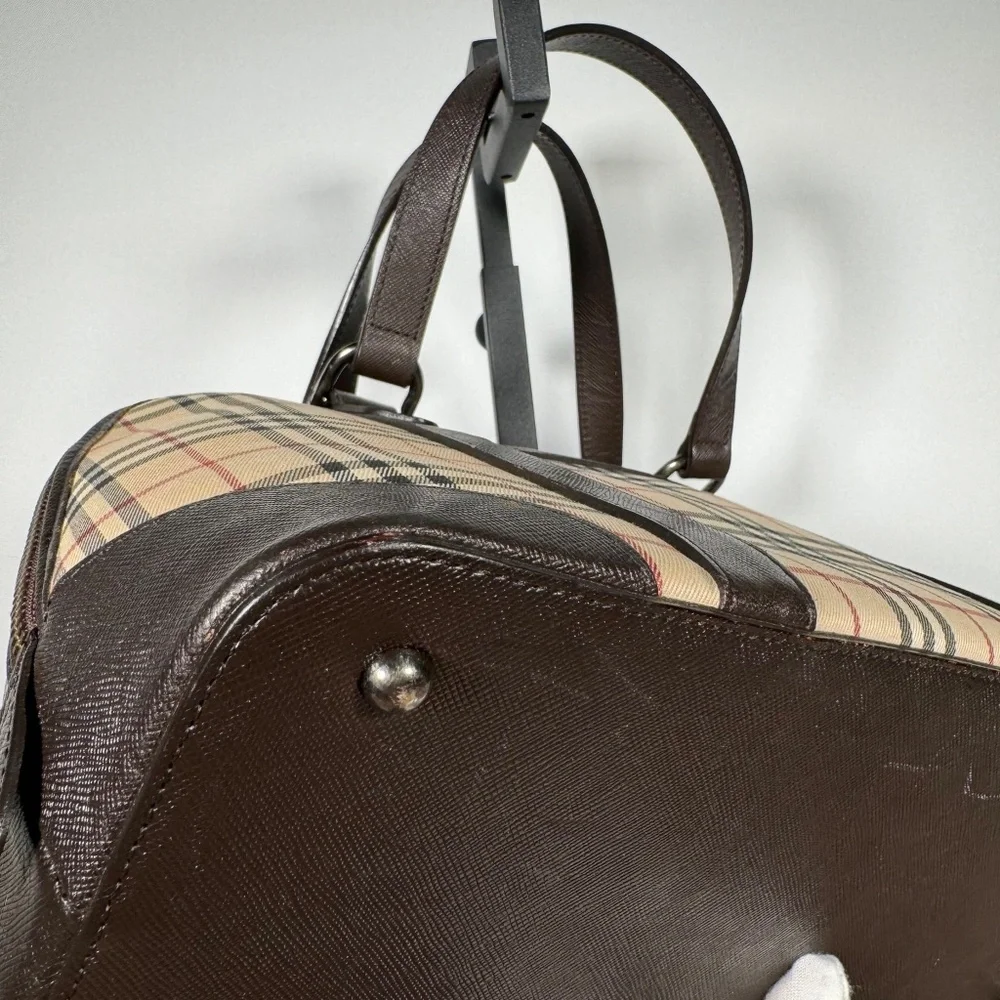 Burberry Vintage Nova Check Satchel